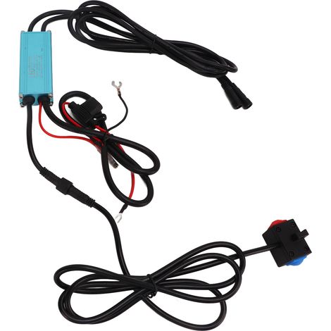 Faisceau de câblage pour barre lumineuse de moto 12 V avec interrupteur de clignotant gauche/droite pour moto (1/5)