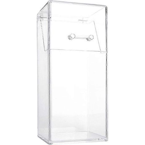 Make-up-Pinselhalter mit Deckel, Acryl-Stiftehalter, Stifteorganizer, Stiftehalter, Bleistifthalter – 20,5 x 11 cm – Transparent (1/4)