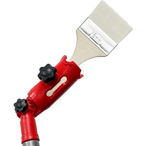 Rallonge de pinceau multi-angles rouge, outil pour bordures de peinture -- (1/5)