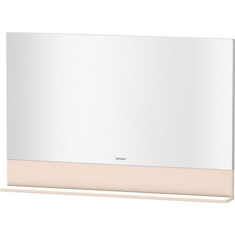 Specchio Duravit VERO con mensola 800xbis 400x142mm lucido perla albicocca