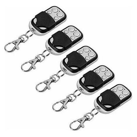 5pcs Télécommande Universel Clonage Portail Electrique Garage Ouvre-Porte Fob 433mhz Remplacement Porte Clé (1/5)