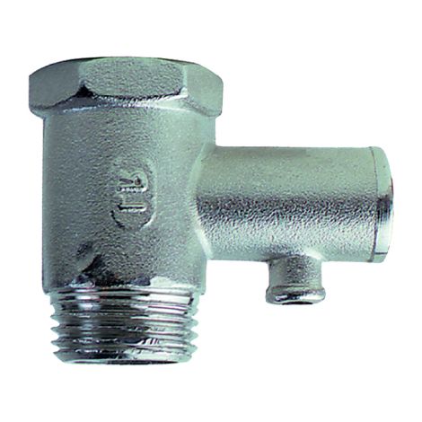 VANNE DE SÉCURITÉ POUR CHAUFFE-EAU 1/2" M.F.