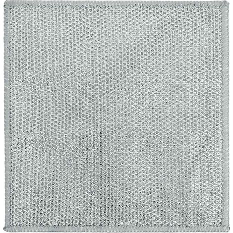 Chiffon de nettoyage 10 pcs double face fil argenté antiadhésif absorbant réutilisable pour vaisselle cuisine 20x20cm (1/5)