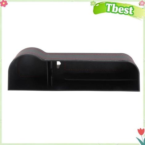 Tbest Boîte de rangement Organisateur de Rangement Multifonctionnel Universel Boîte de Crevasse de Siège moto casier Copilote noir (1/5)