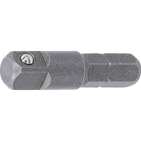Bgs Technic Pro+ 8202 - Adattatore Da Testa Quadrata A Esagonale 1/4, 30 Mm (1/2)