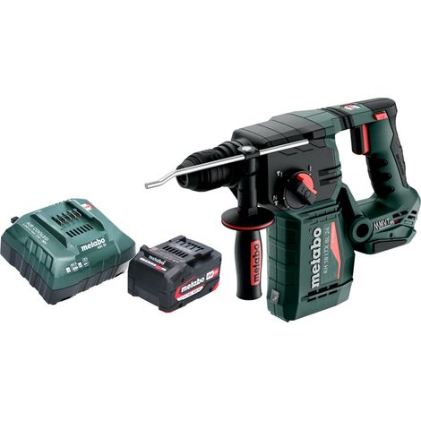 Martillo perforador a batería Metabo KH 18 LTX BL 24 18 V 2,2 J SDS Plus Brushless + 1 batería 4,0 Ah + cargador (1/5)
