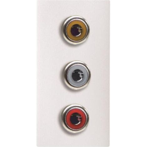 Zenit 3X Rca - 1M - Blanc 2CLA215530N1101 ABB N2155.3BL