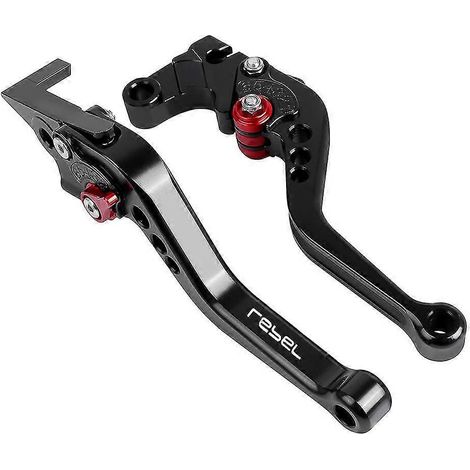 Poignées de guidon réglables et pliables pour moto Honda CMX 500, CMX 300, Rebel 300, 500, CMX500, CMX300 (2017-2022) - courtes
