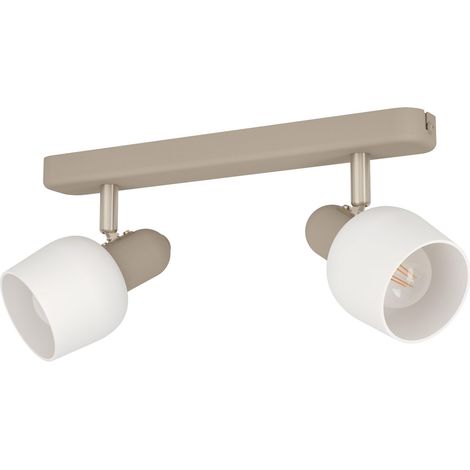 Plafonnier Corato, 2 spots orientables, lampe de plafond pour salon et (1/5)