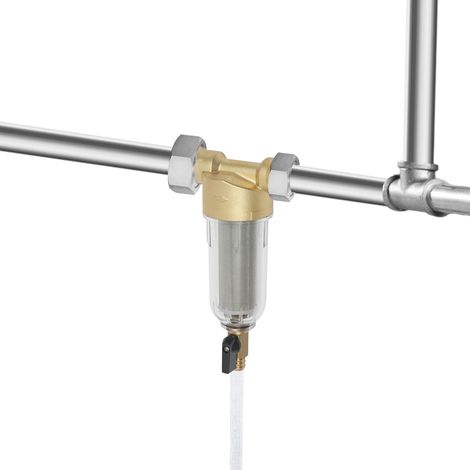 Pré-filtre réutilisable, filtre à eau, 40-90μm, filtre de conduite d'eau, filtre à sédiments, filtre à eau du robinet, pour maison
(1/5)