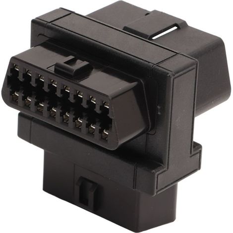 Adaptateur de convertisseur séparateur de voiture, 16 broches mâle à double femelle, connecteur d'extension de Port OBD de Diagnostic (1/5)
