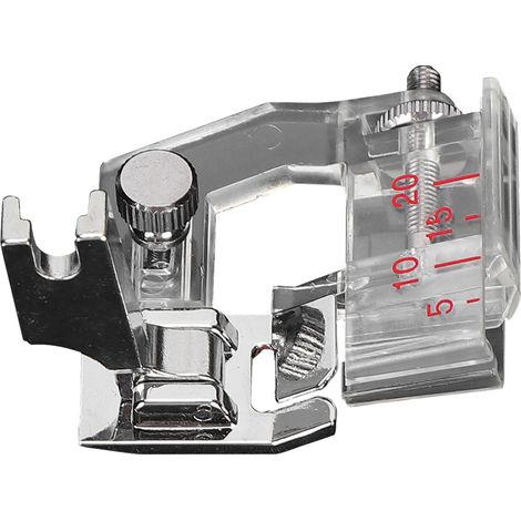 Pied-de-biche réglable pour biais, poignée, presse-broderie pour machine à coudre domestique, accessoires de broderie (1/5)