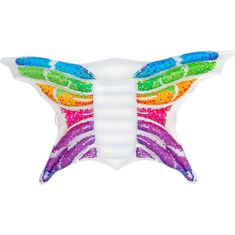 TRADE SHOP - Materassino Gonfiabile Rainbow Butterfly Farfalla Adulti Piscina Mare Spiaggia - (1/5)