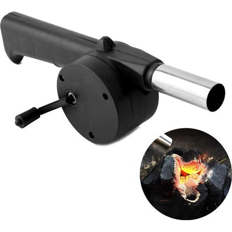 Ventilateur Barbecue Manuel, BBQ Fan Air Blower Souffleur Ventilador Barbecue Pour Le Charbon Grils de Outdoor Camping Cuisine à Outil