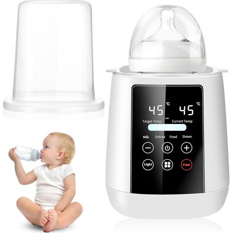 Multifunktionaler 6-in-1-Flaschenwärmer, elektrischer Schnellflaschenwärmer, Flaschensterilisator mit Touchscreen, Dampfsterilisator mit intelligenter Temperaturregelung und automatischer Abschaltung (1/5)