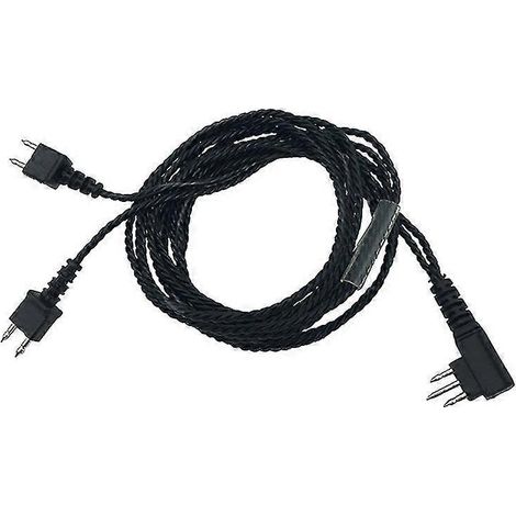 Digitales 2-Kanal-Hörgerät mit binauraler Anpassung, hoher Leistung, tragbar, Taschenformat – 5 Kabel (1/5)