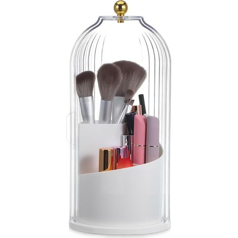 Ceramic Organizer Tray with Marble Design for Toiletries (1/5)