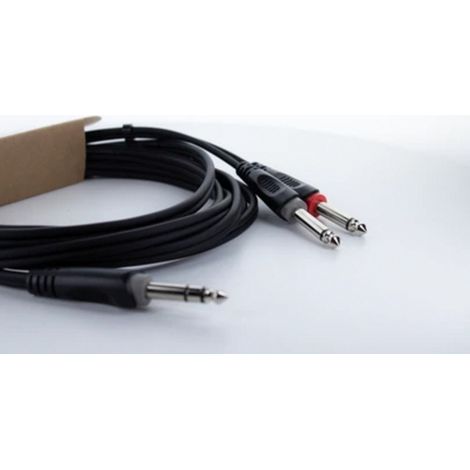 Cordial 14877 Klinke Audio Y-Adapter [1x Klinkenstecker 6.3 mm (stereo) - 2x Klinkenstecker 6.3 mm ( (1/5)