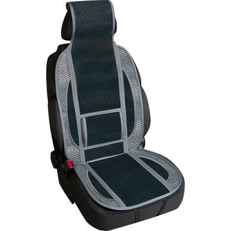 Fresco-Sport, schienale estivo in fibra naturale di bambù - Nero (1/2)