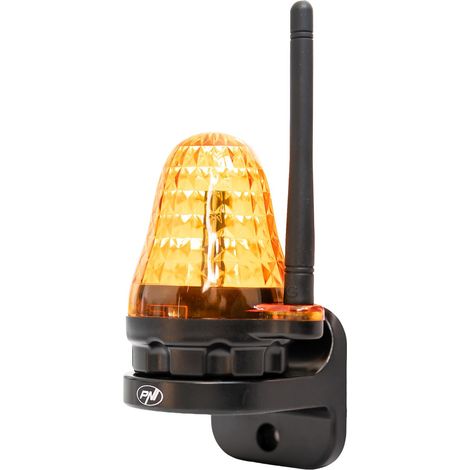Lampe LED PNI LMP150 pour indicateur d'ouverture de portail, 12-265 V, clignotante, pour portails autoportants, IP54 (1/5)