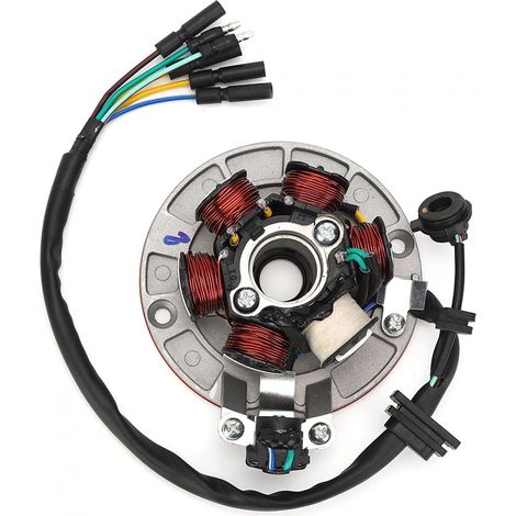 Stator d'allumage, plaque de stator magnéto, plaque de stator magnéto et bobine pour moteur de démarrage LIFAN YX 140 cc PIT PRO Trail Dirt Bike (1/5)