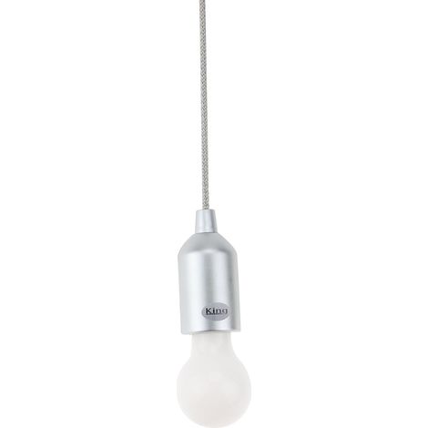 King Home LED-Lampe K-LIGHT BATTERY SMALL SILVER 5x130h cm (1/4)