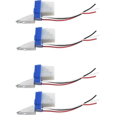 Lot de 4 interrupteurs automatiques à capteur photoélectrique pour éclairage public (220 V, 10 A). (1/5)