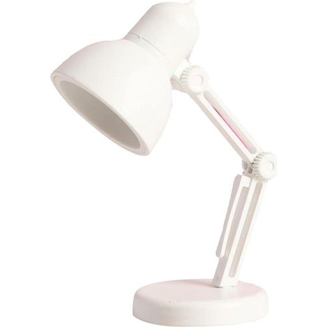 Lampe de Bureau Robot Métal Blanc Industriel Rétro Décoration Chevet Bureau (1/5)