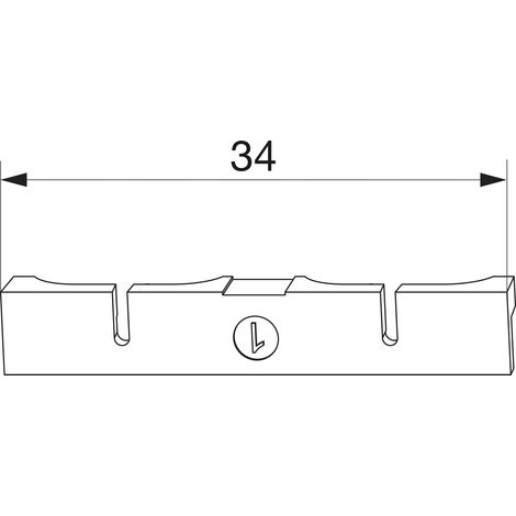 MACO-TRONIC Unterlage für Reedkontakt Typ 2, PVC, weiß (363183) (1/4)