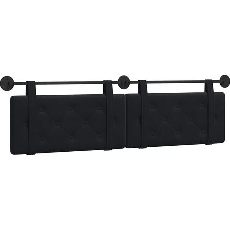 Maison Exclusive - Tête de lit suspendue Noir Velours