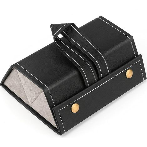 Boîte de rangement pour lunettes (noir),