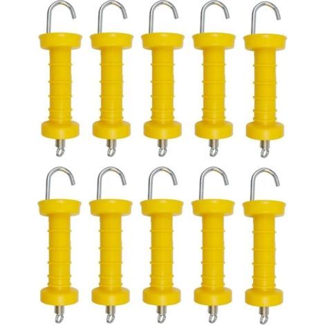 (10pca)Poignée de portail de clôture électrique, poignée de portail robuste, poignée de portail en plastique, accessoire de clôture Ranch (1/4)
