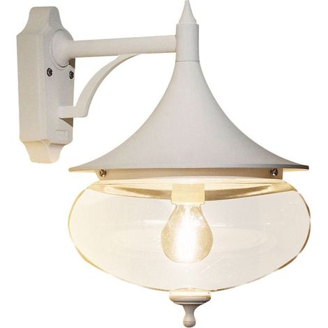 Konstsmide Libra Dôme extérieur classique en duvet blanc mat, IP23 (1/3)