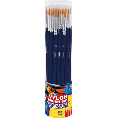 Set di 40 pennelli in nylon Astra