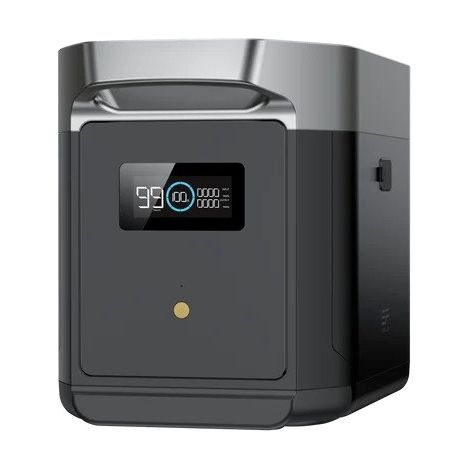 Batterie intelligente EcoFlow DELTA 2 Max 2048 Wh – Technologie lithium-fer-phosphate – Extensible jusqu'à 6144 Wh – Alimentation fiable camping – Eco Flow (1/5)