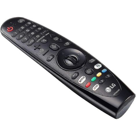 Télécommande Magic Remote LG universelle compatible avec plusieurs téléviseurs, touches rapides Netflix et Prime Video, contrôle gestuel, fonctionne avec divers modèles, télécommande intelligente ergo