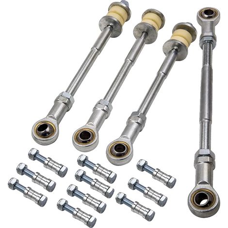 Kit d'extension de barre stabilisatrice, matériau robuste, longueur ajustable de 5 à 20 cm, compatibilité avec Nissan Patrol GU Y61, poids 3,2 kg, dimensions 27 x 20 x 10 cm (1/5)