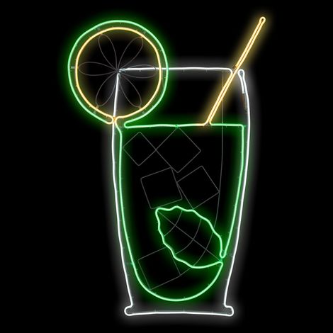 Cocktail Mojito SMD Neon 75x115 cm (1/5)