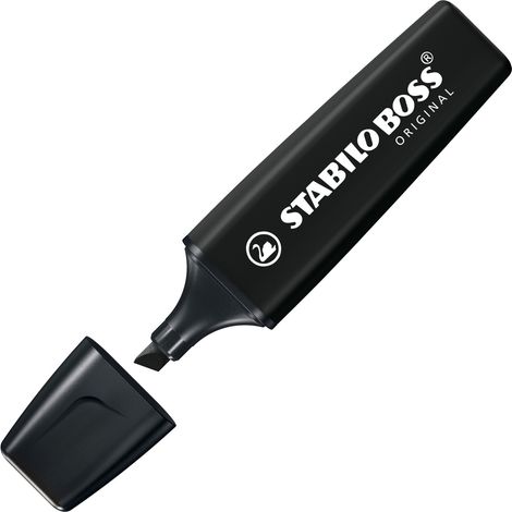 STABILO BOSS ORIGINAL evidenziatore 10 pz Punta smussata Nero (1/4)