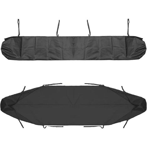 Gartenmarkise, UV-Schutz-Aufbewahrungstasche - Staubdicht - Wasserdicht gegen Schnee und Regen, für Gartenterrasse im Freien (2 m, Schwarz) (1/4)