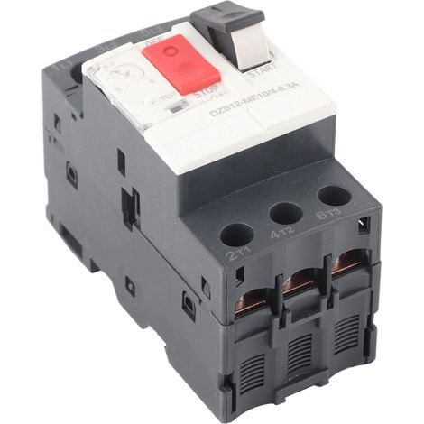 Disjoncteur moteur protection surcharge court-circuit rail DIN 35mm interrupteur protection moteur AC690V GV2 ME10C 4-6.3A (1/5)
