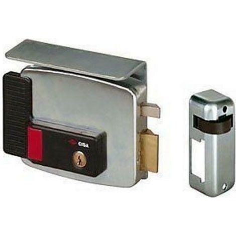Serratura cisa elettrica per cancelli con pulsante 11731 ent 60 mm destra