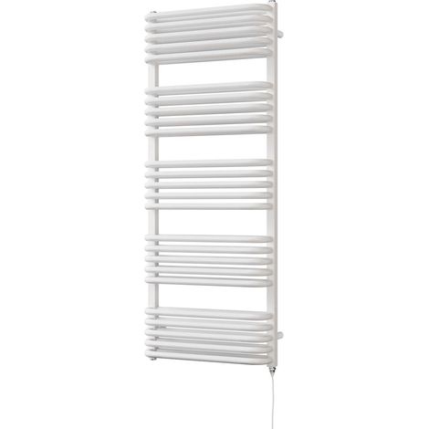 Crossmoor - White Electric Towel Rail H1269mm x W500mm 900w Standard (1/2)