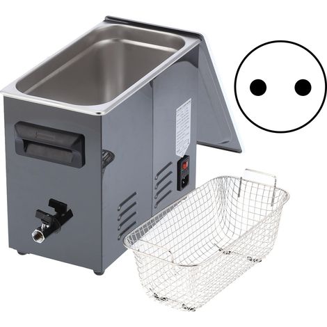 Nettoyeur Ultrasonique 6L Acier Inoxydable Écran Digital Machine à Laver Objets Délicats YM-36AEU Prise 220V (1/5)
