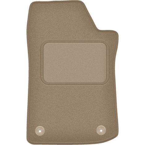 Fahrermatte aus Samt für: Jeep Gladiator 0 (ab 2019) beige