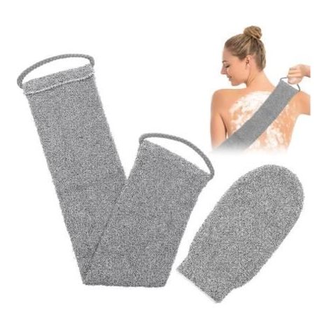 Gant de toilette - Non spécifié - Exfoliant - Éponge pour le corps - Brosse pour le dos - Mixte (1/4)