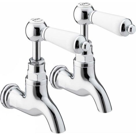 Bristan Renaissance Chrome Kitchen Sink Bib Taps - RS-BIB-C (1/2)