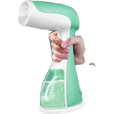 Steamer à vêtements portable, puissance de 1000W, design compact, adapté à divers tissus, temps de chauffage rapide, capacité suffisante du réservoir d'eau (1/5)
