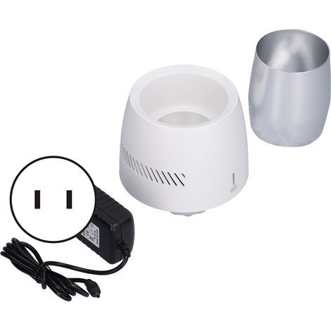 350 ml weißer Instant-Kühlbecher, Instant-Getränkebereiter für Zuhause oder Büro, US-Stecker 100–240 V (1/5)
