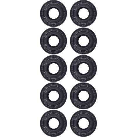 Kit de 10 joints d'arbre pour compresseur de climatisation automobile, pièces automobiles résistantes à la corrosion (1/5)